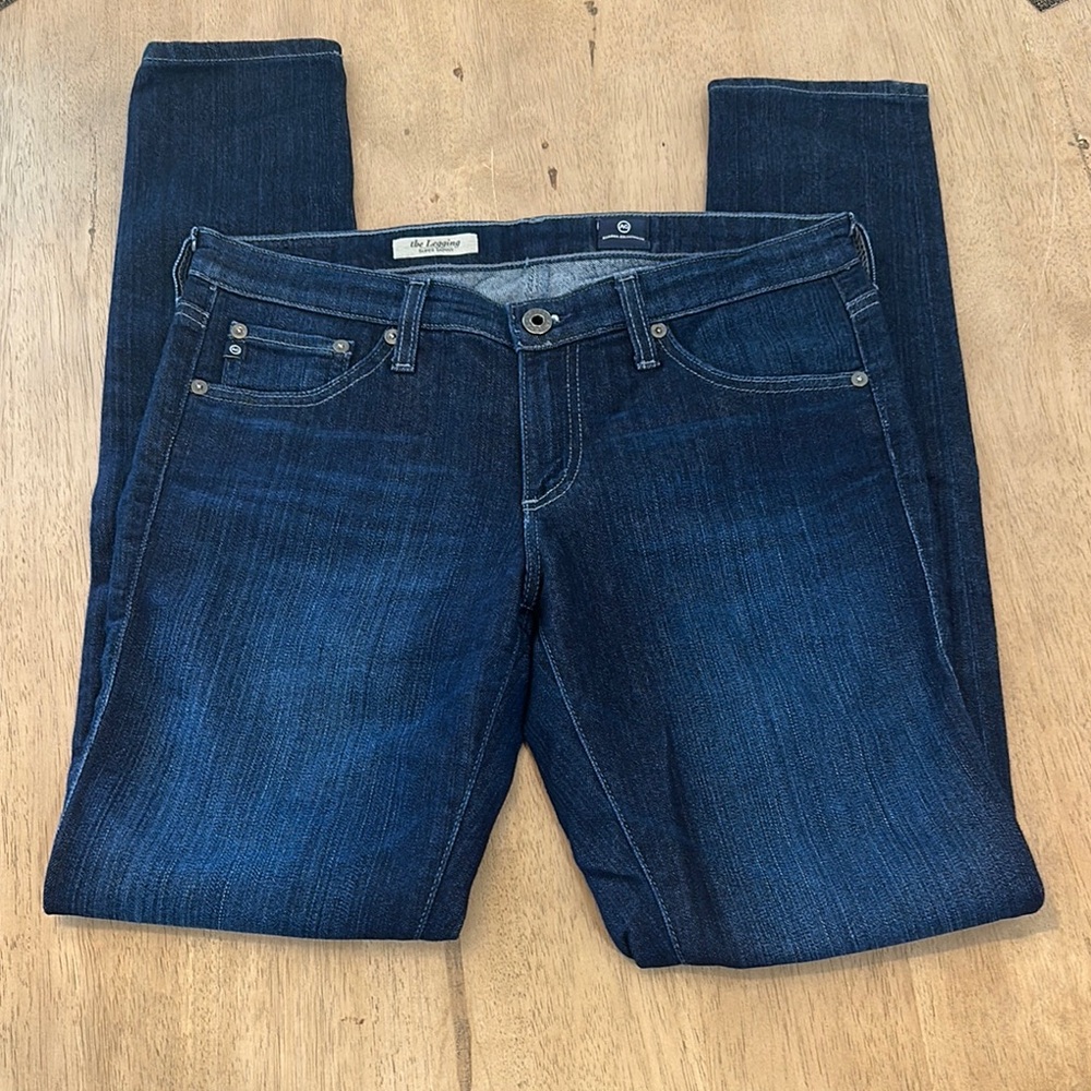 AG Denim The Legging Super Skinny Jean Dark Blue